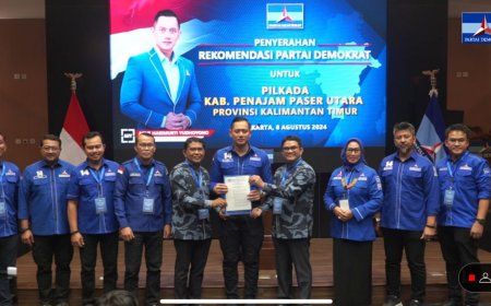 Resmi Terima Rekomendasi Partai Demokrat, Hamdam-Ahmad Basir Siap Maju Pilkada PPU 2024