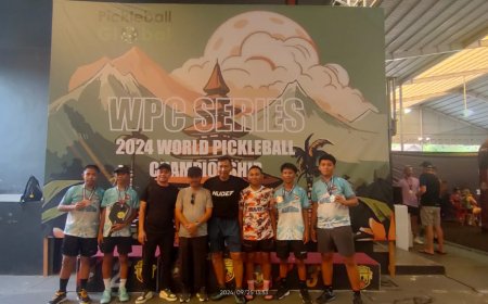 PPU Raih 7 Emas di Kejuaraan Internasional Pickleball di Bali