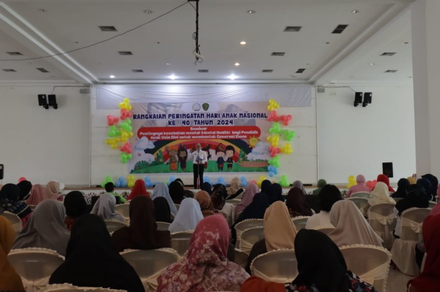 Peringati Hari Anak Nasional, PP PAUD Kabupaten PPU Gelar Seminar Dan Lomba Menggambar