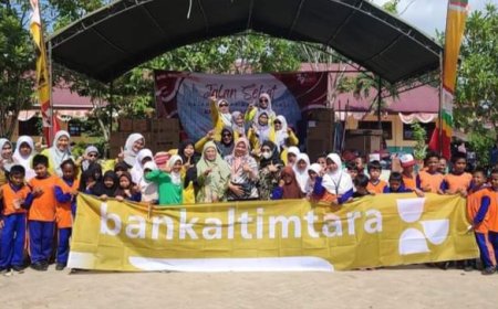 Jalan Sehat Meriahkan HAORNAS 2024 di SDN 005 Penajam