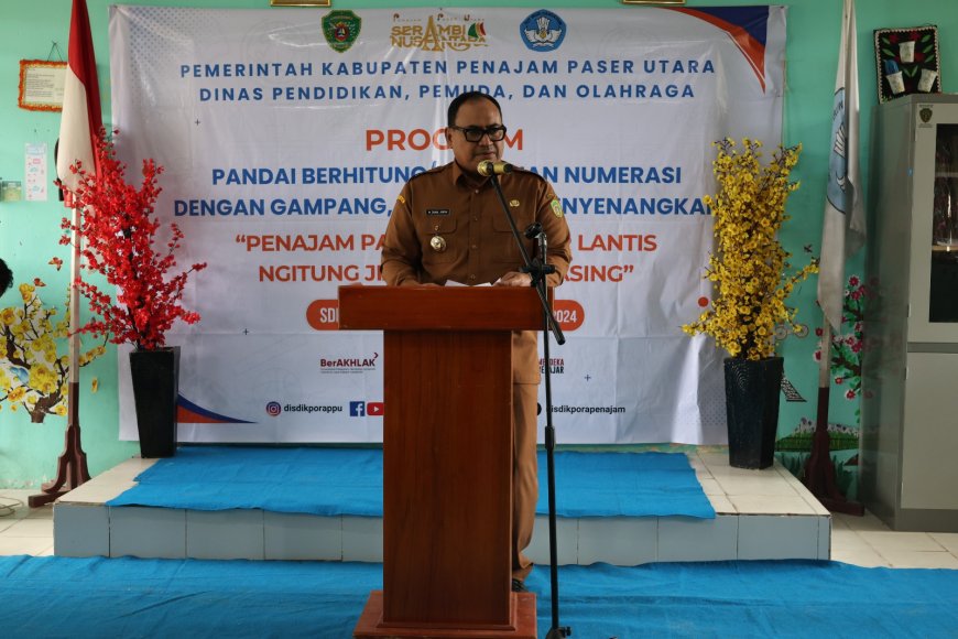 Pj Bupati PPU Resmi Buka Pelatihan Numerasi Metode GASING untuk Tingkatkan Pembelajaran Matematika