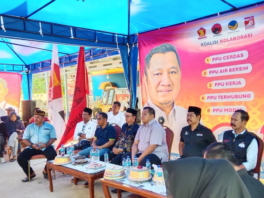 Ratusan Warga Tanjung Jumlai Sambut Antusias Pasangan Mudyat-Win dalam Silaturahmi dan Kampanye