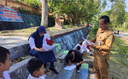 Pelaksanaan Tes Tertulis Peningkatan Numerasi di SDN 016 Penajam