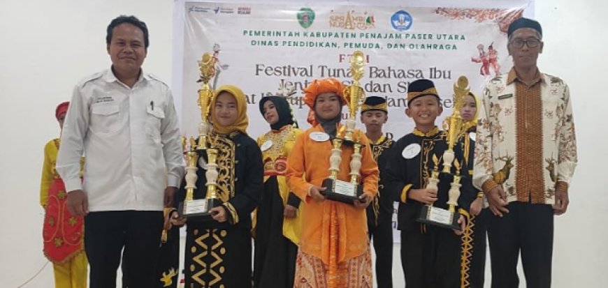 Festival Tunas Bahasa Ibu SMP Tingkat Kabupaten Penajam Paser Utara Sukses Digelar