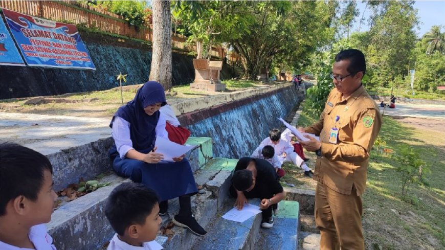 Pelaksanaan Tes Tertulis Peningkatan Numerasi di SDN 016 Penajam