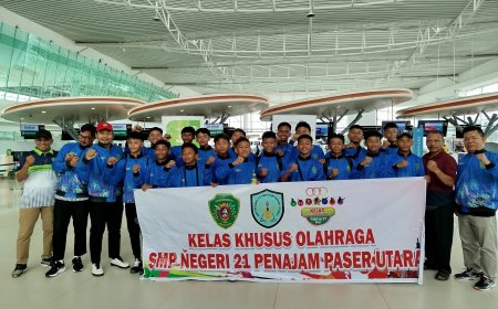 KKO SMPN 21 PPU Siap Berlaga di Kejurnas Sepak Bola Indonesia Grassroots Championship