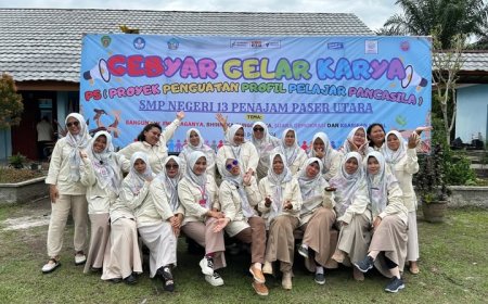SMPN 13 Penajam Gelar Gebyar Karya P5: Wujudkan Pelajar Berkarakter Pancasila