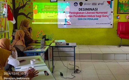 SDN 14 Penajam Gelar Diseminasi Peningkatan Literasi, Numerasi, dan Inklusi bagi Guru