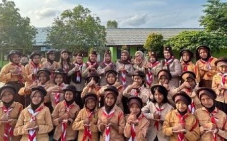 SMPN 7 Penajam Paser Utara Gelar Perkemahan Jumat-Sabtu-Minggu Pramuka