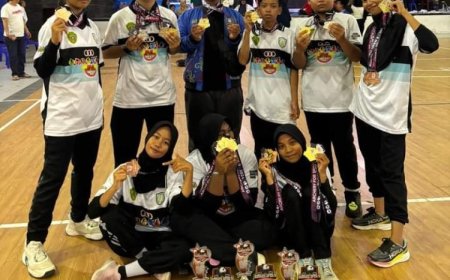 Tim Kelas Khusus Olahraga SMPN 21 PPU Raih Prestasi Gemilang di Kejuaraan Panahan Borneo Open Balikpapan