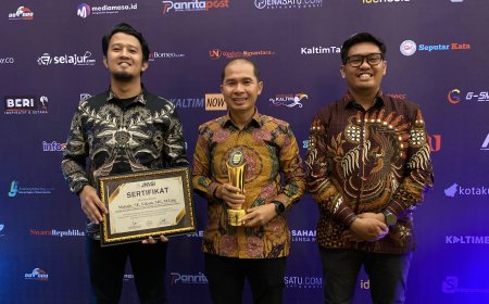 Kabupaten PPU Torehkan Prestasi di JMSI Kaltim Award 2024, Muhajir Dinobatkan Sebagai Tokoh Inovator Transparansi Anggaran