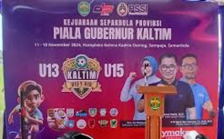 Piala Gubernur Kaltim U13 & U15 Resmi Dibuka, Komitmen Kaltim Dalam Pembinaan Talenta Sepakbola Muda