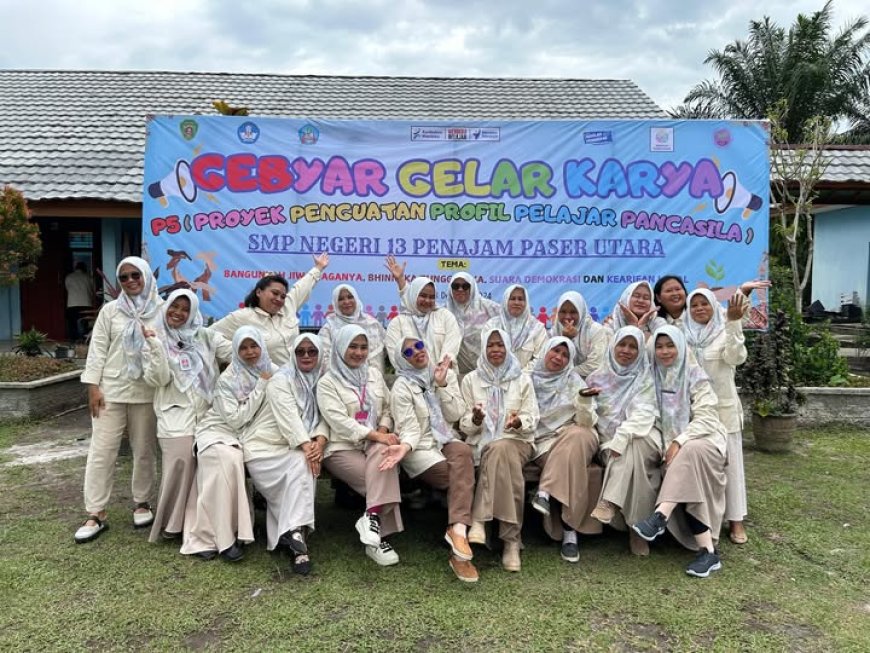 SMPN 13 Penajam Gelar Gebyar Karya P5: Wujudkan Pelajar Berkarakter Pancasila