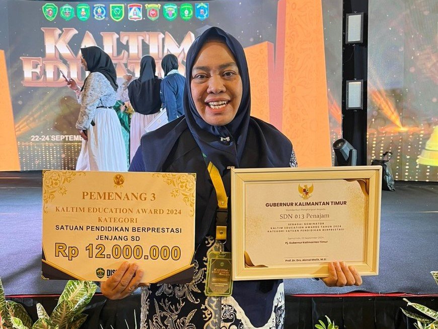 SDN 013 Penajam Raih Peringkat Ketiga di Kaltim Education Awards 2024 sebagai Satuan Pendidikan Berprestasi