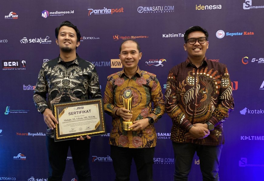 Kabupaten PPU Torehkan Prestasi di JMSI Kaltim Award 2024, Muhajir Dinobatkan Sebagai Tokoh Inovator Transparansi Anggaran