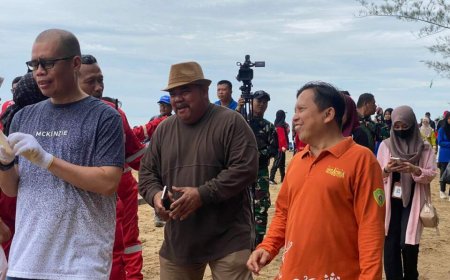DPRD Apresiasi Kegiatan Bersih Pantai Pasca Libur Lebaran Idul Fitri 1446 H
