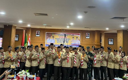 Mudyat Noor Resmi Pimpin Mabicab, Pramuka PPU Siap Tingkatkan Kualitas Pembinaan