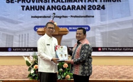 Pemda PPU Serahkan LKPD Unaudited TA 2024 ke BPK Kaltim, Siap Diperiksa untuk Mendapatkan Opini WTP