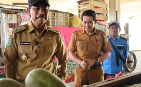 Wabup PPU Tekankan Penataan Pasar Nenang untuk Kesejahteraan Pedagang Lokal