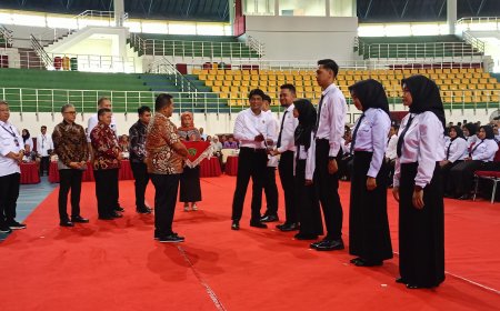 Bupati PPU, Mudyat Noor, Lantik 696 CPNS dan PPPK Formasi 2024