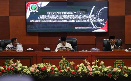 Bupati PPU Terima Rekomendasi DPRD atas LKPJ 2024, Fokus pada Kolaborasi dan Perbaikan