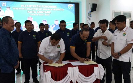 Mudyat Noor Kukuhkan Pengurus PBSI Kota Bontang, Dorong Prestasi Bulutangkis Kaltim Lebih Gemilang