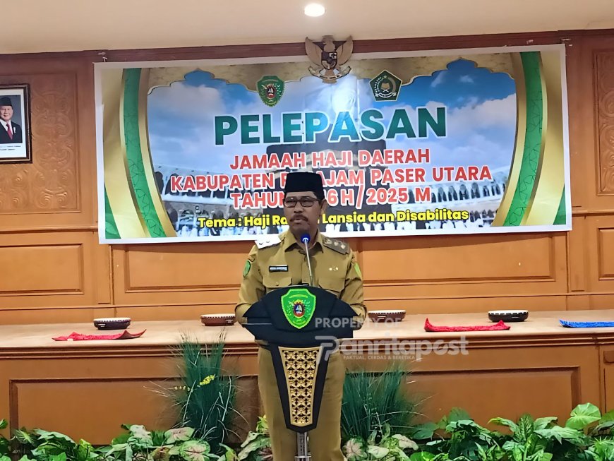Lepas Keberangkatan 130 Jamaah Haji PPU,Waris Muin: Maksimalkan Ibadah