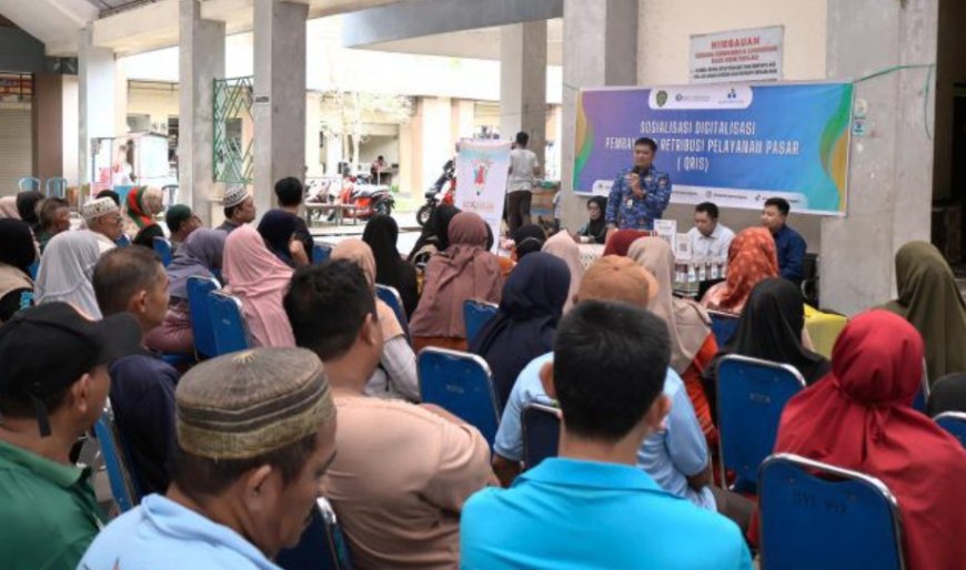 Pedagang Pasar Induk Penajam Kini Bisa Bayar Retribusi dengan QRIS, Dorong Digitalisasi Ekonomi Daerah