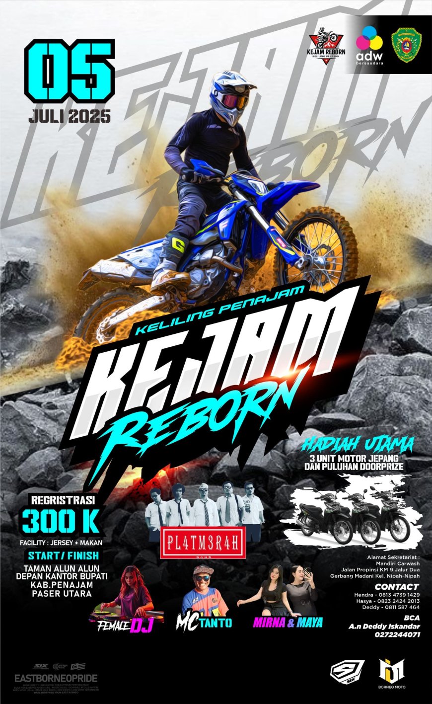 Offroad Kejam Reborn Siap Mengguncang Penajam 5 Juli 2025!