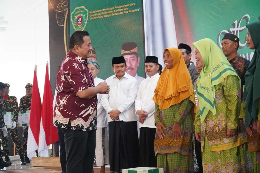 Bupati Penajam Paser Utara Hadiri Halal Bihalal dan Pelantikan Pengurus NU