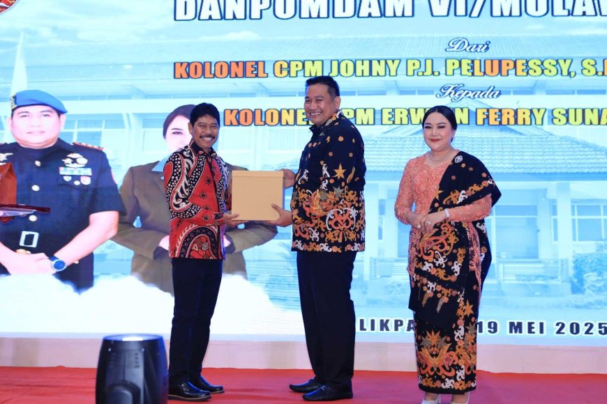 Wakil Bupati Penajam Paser Utara Hadiri Pisah Sambut Danpomdam VI/Mulawarman