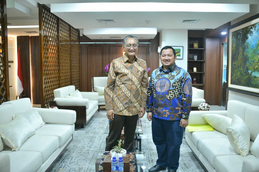 Bupati Mudyat Noor Temui Menteri PU, Pembangunan Bendungan dan Jembatan Jadi Atensi   
