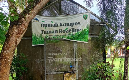 Daur Ulang Daun Kering, Pengelolah Ubah Sampah Jadi Pupuk Kompos di Taman Bunga Rozelin