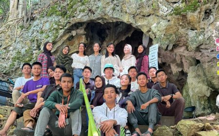 Duta Pariwisata PPU Tingkatkan SDM Pariwisata Lewat Program "Buen Camp" di Goa Batu Tapak Raja