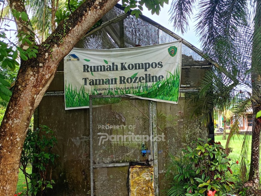 Daur Ulang Daun Kering, Pengelolah Ubah Sampah Jadi Pupuk Kompos di Taman Bunga Rozelin