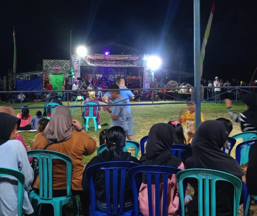 Paguyuban Turonggo Patra Meriahkan Festival Budaya Giripurwa dengan Atraksi Kuda Lumping