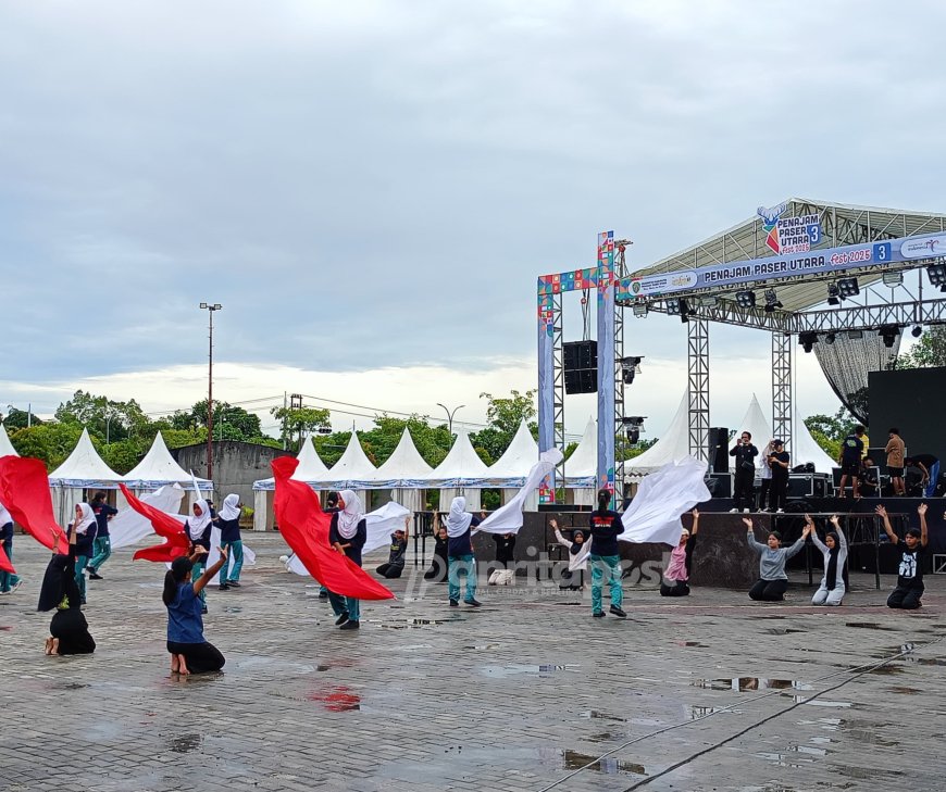 Gladi Persiapan Tarian Pembuka, Disbudpar PPU Siap Sambut PPU Festival 2025