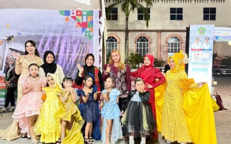 Model Cilik "Natasya Modeling" Tampil Memukau di Pembukaan Duta Wisata Benuo Taka 2025