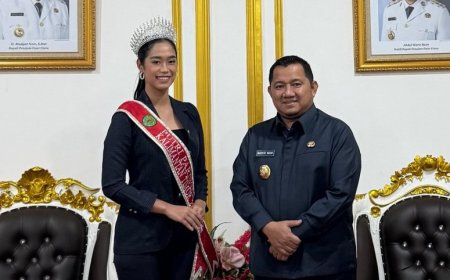 Bupati PPU Mudyat Noor Berikan Dukungan untuk Nabila Putri Giswatama di Ajang Putri Pariwisata Indonesia 2025