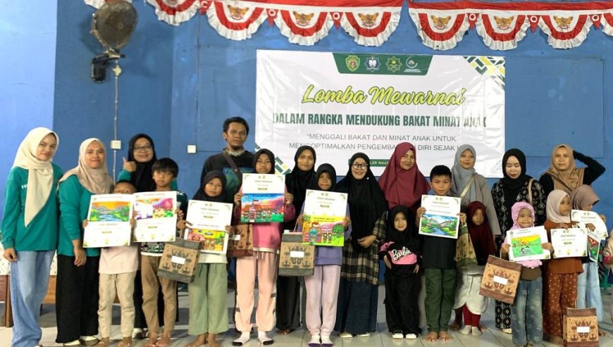 Kolaborasi Pendidikan dan Psikologi: Homeschooling Farah & Naradhipta Sukses Wadahi Bakat Anak Lewat Lomba Mewarnai