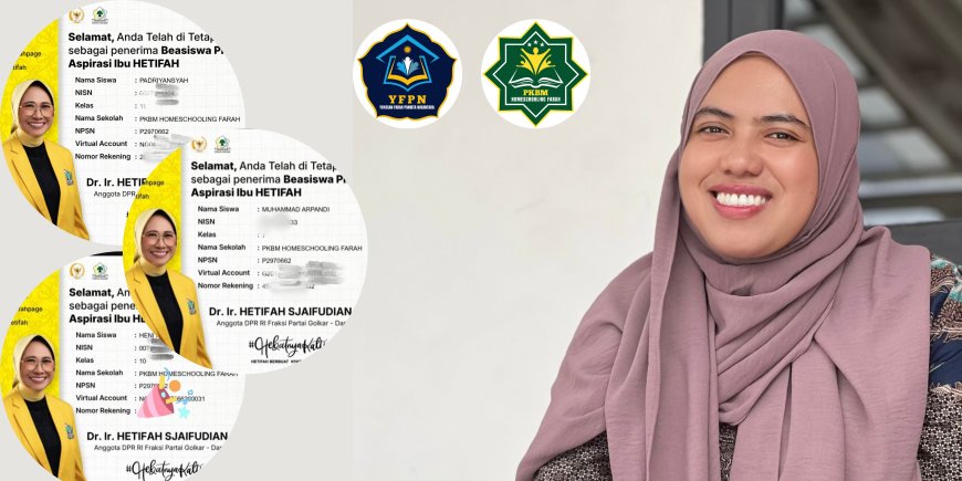 PKBM Homeschooling Farah Apresiasi Beasiswa PIP Aspirasi Hetifah Sjaifudian, Hadirkan Harapan Baru bagi Generasi Terampil