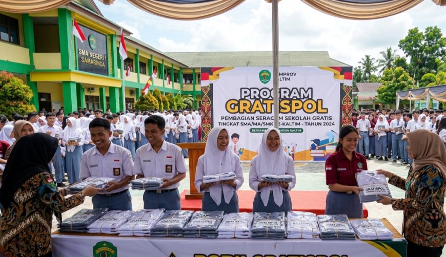 Seragam Gratis Pemprov Kaltim Dipuji Siswa, Dinilai Ringankan Beban Orang Tua