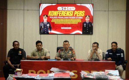 Sebulan, Polres PPU Bongkar 6 Kasus Narkoba, Tujuh Pengedar dan Kurir Sabu Dibekuk