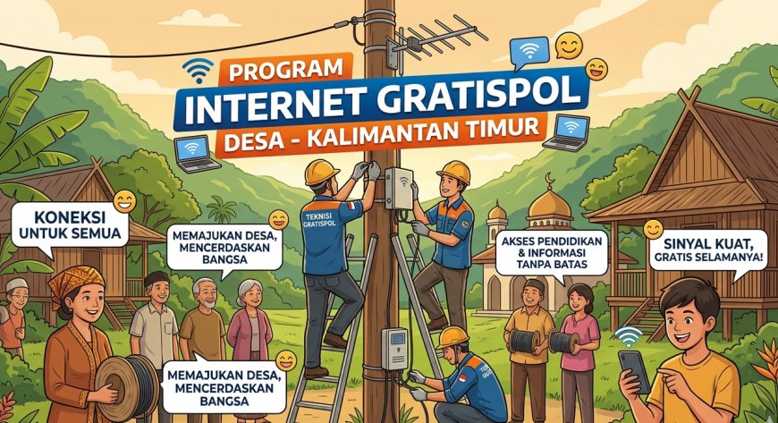 Internet Gratis Hampir Tuntas, Kini Kaltim Kejar Elektrifikasi untuk Puluhan Desa Terpencil